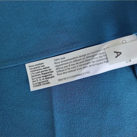 Eileen fisher silk tunic asymmetrical hen sleveless blouse tunic new with tags - Picture 9 of 9